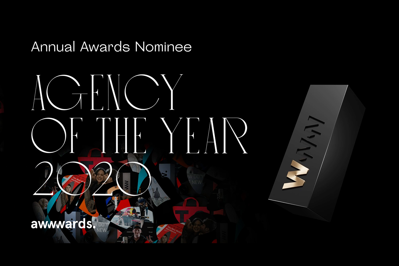 LIGがAwwwardsの年間アワードで「AGENCY OF THE YEAR」にノミネートされました